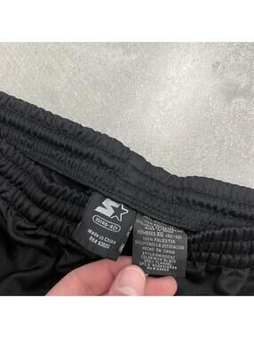 Sick Y2K Starter Black Gray Athletic Track Pants Men’s XL
